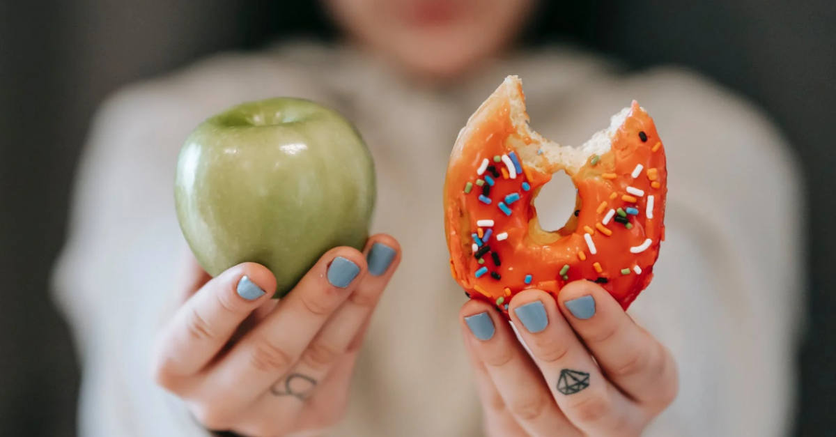 Healthy diet brain training.